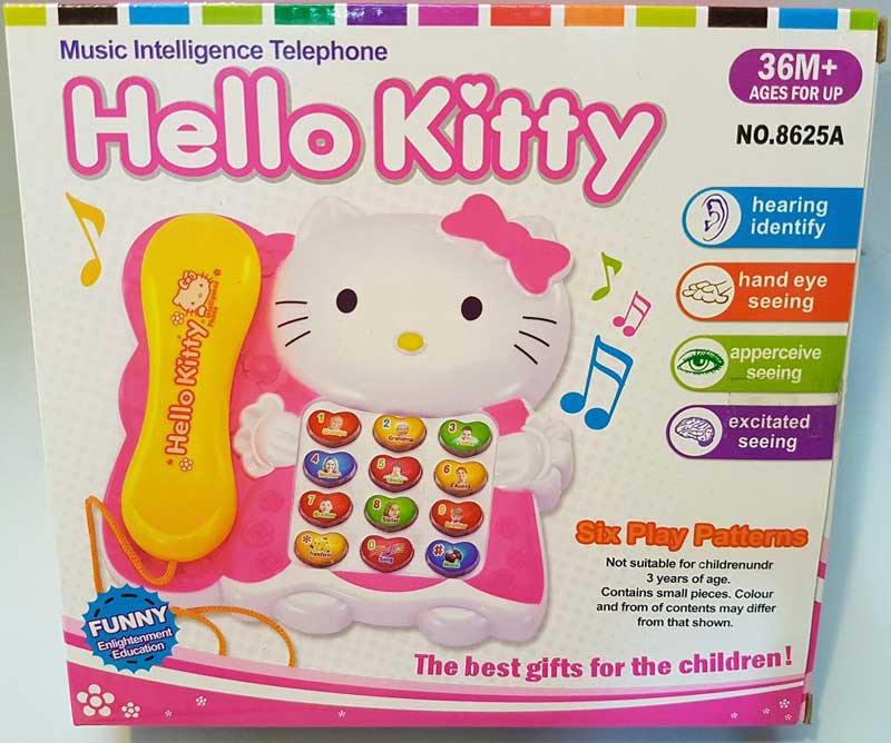 تلفن اسباب بازی هلوکیتی hello kitty مدل 8625A