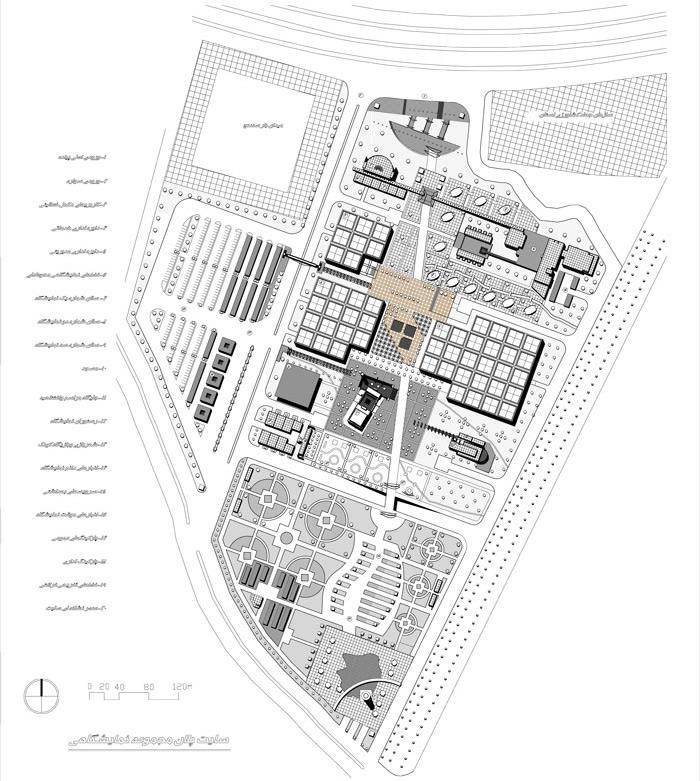 نقشه های اتوکد پروژه نمایشگاه استانی منطقه ای