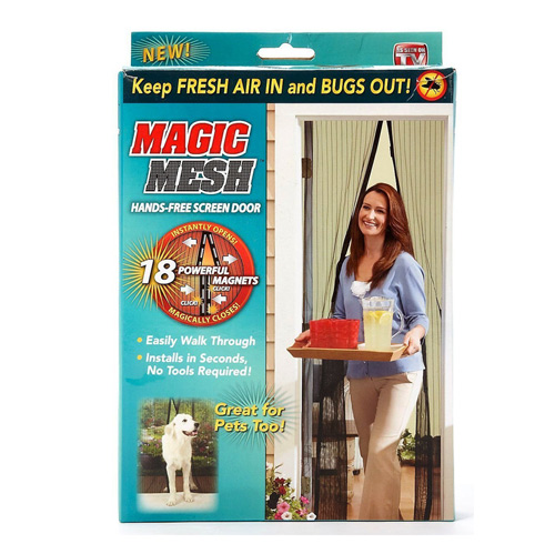 درب توری ضد پشه سایز 210 در 110 سانتی متر Magic Mesh با گارانتی شرکتی