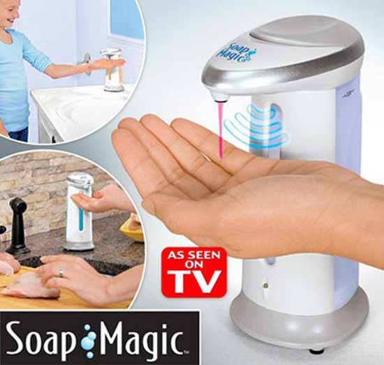 جامایع چشمی دار صابون ریز اتوماتیک soap Magic