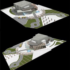 Cinema architectural drawings (AutoCAD and rendering)