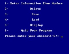 برنامه نویسی دفترچه تلفن با ++C