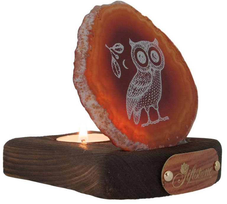 جاشمعی سنگ عقیق گیفت استون طرح بوف کور