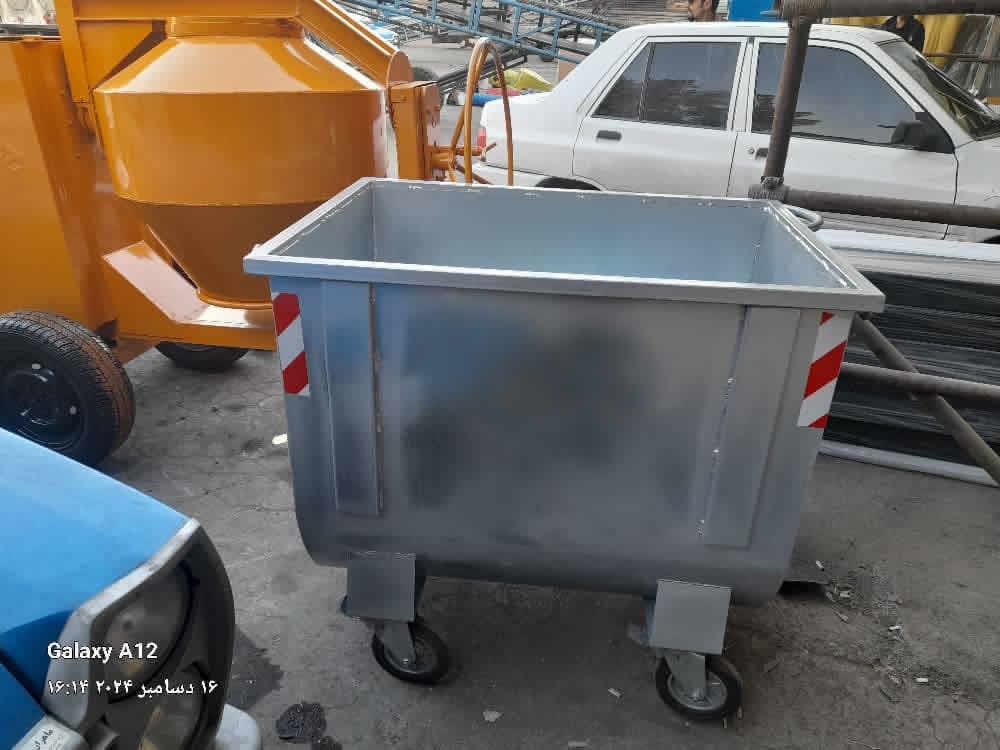 سطل زباله شهری گالوانیزه 660 و 770 لیتری