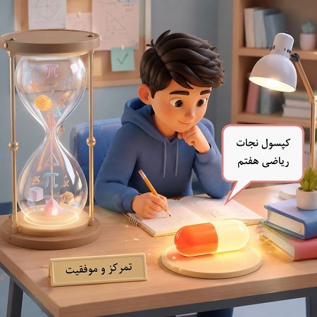 کپسول نجات ریاضی هفتم ویژه شب امتحان