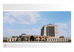 All architectural plans of a museum