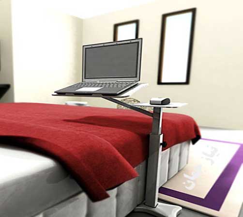 میز لپ تاپ و تبلت پروتیبل Protable با دو فن قوی و قابل حمل (کول پد)